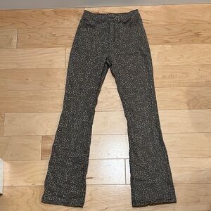 Leopard Print Flare Pants
